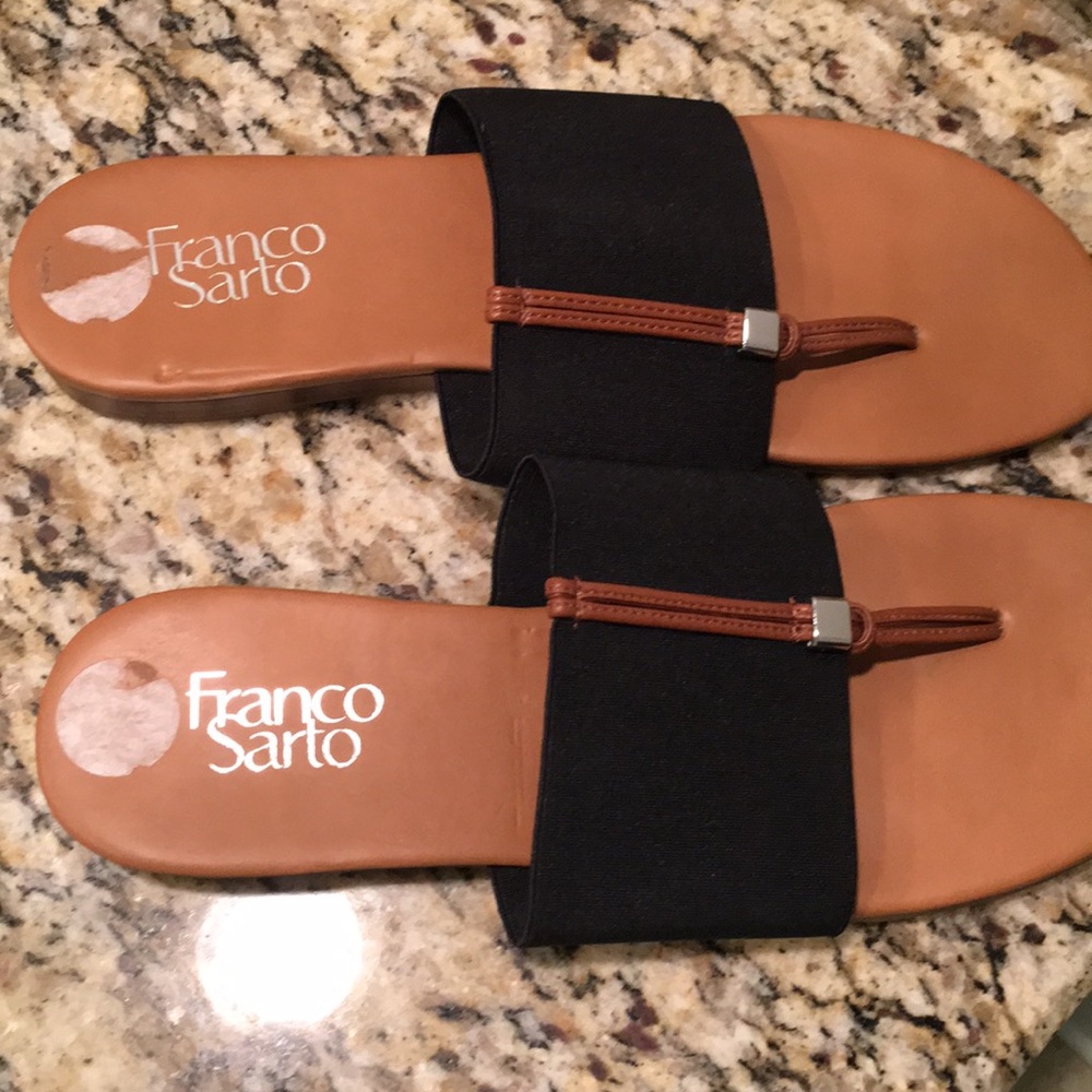 Franco Sarto sandals with Black Strap size 8.5